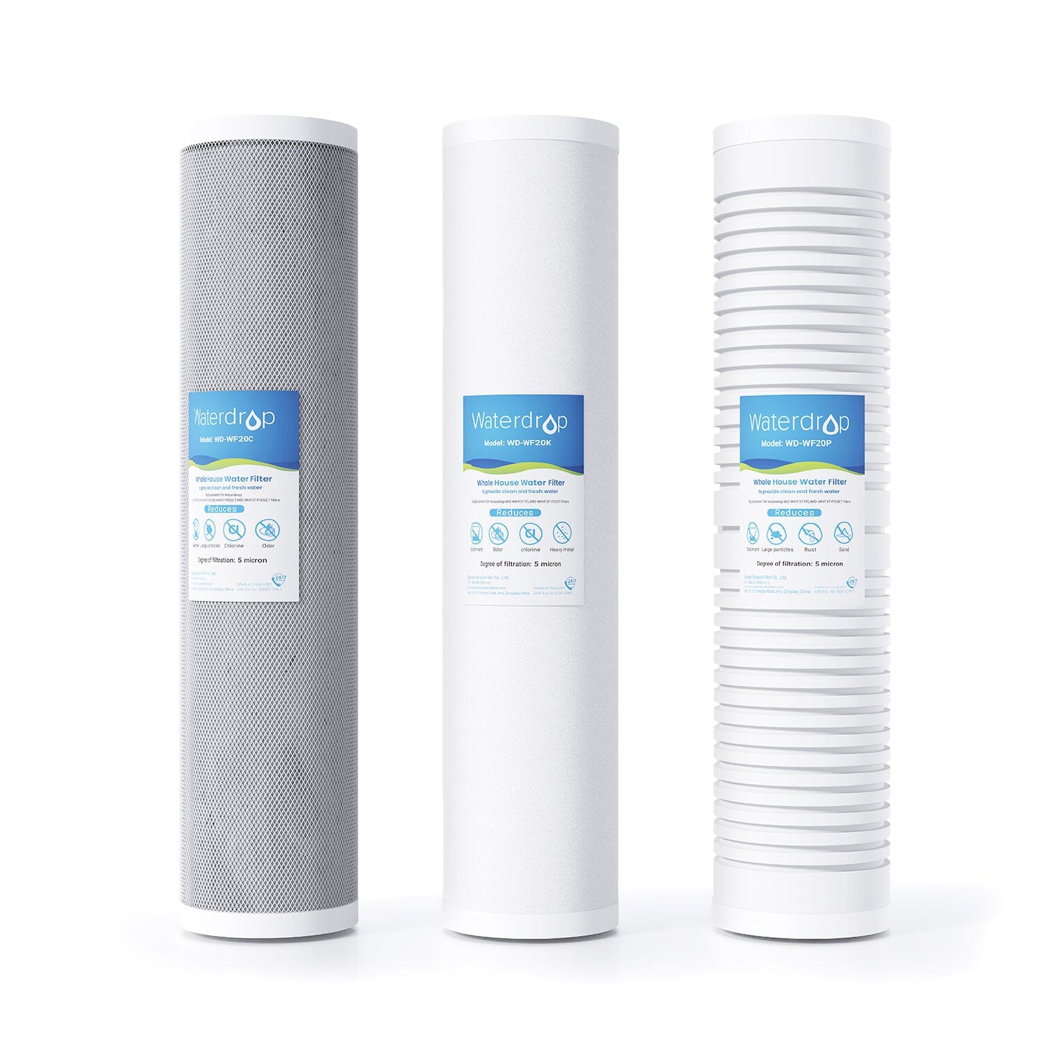 Waterdrop Whole House Water Filter, Replacement for WD-WF20PG