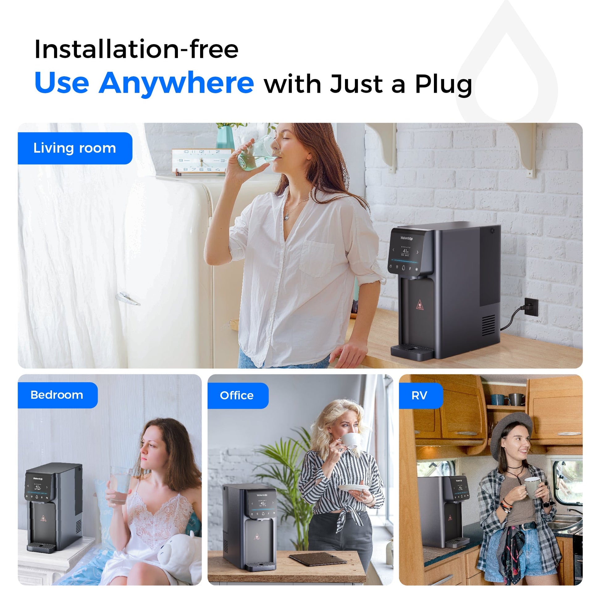 Waterdrop A1 Reverse Osmosis Hot Cold Water Dispenser