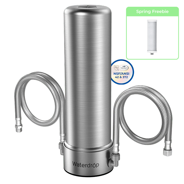 5+1 Stage Stainless Steel Direct Connect Under Sink Water Filter AS13